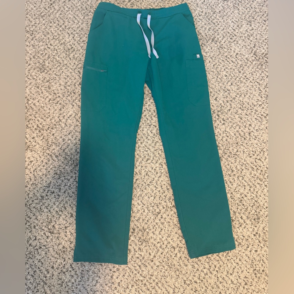Figs Moss Green Yola Scrub Pants